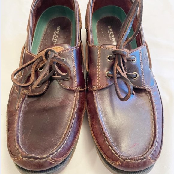 Sperry Men size 9M Mako Canoe Moc Boat Shoe in \